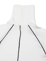 パイピングタートルネックTシャツ