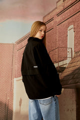 センスロゴウィンドブレーカー / 25P SENSE LOGO WIND BREAKER_BLACK