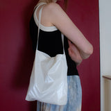 グロッシーミニバッグ / GLOSSY MINI BAG_CREAM