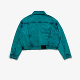 SOJU DENIM CROP TRUCKER JACKET