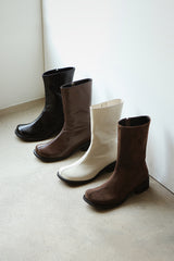 フェイミドルブーツ / FAY MIDDLE BOOTS_4COLORS