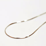 シルバーシンスネークチェーンアンクレット(スペアチェーン)/silver thin snake chain anklet (14K gold plated / spare chain)