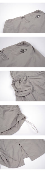 PUSH SKIRT IN GREY