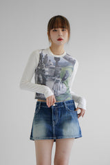 ステーションプリンティングTシャツ / Station Printing T-shirt (2color)