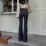 NON-FADE DENIM BOOTCUT PANTS