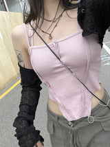 ボレロチェーンシースルーレイヤードカーディガン / Bolero Chain See-Through Layered Cardigan