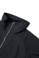 High collar A line jacket
