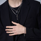 ホボロックチェーンネックレス / HOBO LOCK CHAIN NECKLACE