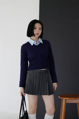Leta Crop Shirt (2color)