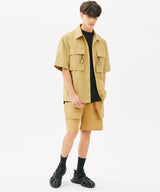 SIDE FLAP POCKET SHORTS (BEIGE) (6585208897654)