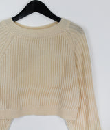 ディアグニットボレロ / Diag Knit Bolero (4color)
