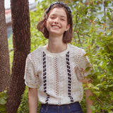 ロープケーブルサマーニット / Rope Cable Summer Knit