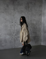 [UNISEX] オーバーフィットストリングボンバージャケット