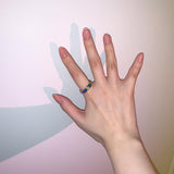 レインボーハートリング/Rainbow heart ring