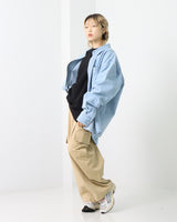 オーバーフィットデニムシャツ / Overfit WP Denim  Shirt_2color