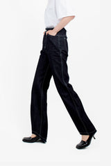 カーブデニムパンツ / CURVED DENIM PANTS