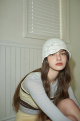 WILY bucket hat_white