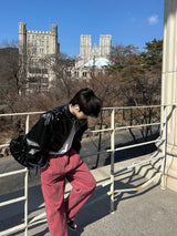 Mase Stitch Leather Coating Jacket (3color)