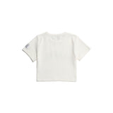 フラワーアートワーククロップTシャツ