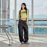 スターロゴクロップトラックロングスリーブTシャツ