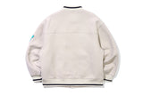 OUT FONT WOOL VARSITY JACKET