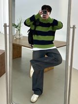 キャンディーデイリーダンガララウンドニット/[BEST]CANDY DAILY DANGARA ROUND KNIT(8COLOR)