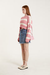 ローカットヘムスカート/RAW CUT HEM SKIRT