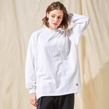 VZロゴビックオバーフィットポケットロングスリーブホワイト/VZ Logo Big Over Fit Pocket Long Sleeve White (6683332837494)