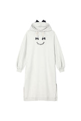 0 5 ribbon hood dress - OATMEAL (4642323726454)