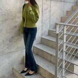 [Belied made] Monet V-neck hidden knit cardigan