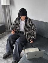ニットフードウォーマージップアップ