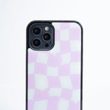 チェッカーボードエポキシアイフォンケース/CheckerBoard PINK Epoxy Case