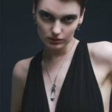 FAIRY CLAW DOUBLE NECKLACE ( silver 925 ) (6618123075702)