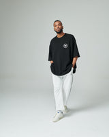 オーバーサイズTシャツ / I Diff Logo Oversize T-shirts (Black)