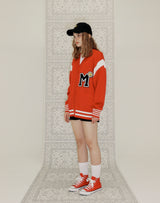 M PATCH VARSITY CARDIGAN RED (6691448717430)