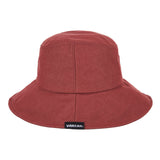 Wire brim bucket hat Burgundy