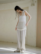 NETTING KNIT TOP [ SHELL ]