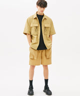 SIDE FLAP POCKET SHORTS (BEIGE) (6585208897654)