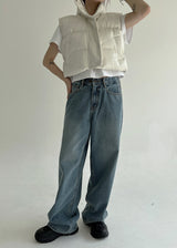 2ボタンワイドパンツ/no.1797 Two Button Wide Pants (2color)