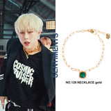 no.129ネックレス / no.129 necklace gold monsta x JOOHONEY