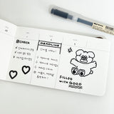 lettering sticker