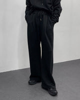 オールインワンプリーツパンツ/FL All-in-One Pleated Pants (4 colors)