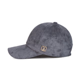 VA Square Suede Ball Cap / Charcoal