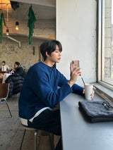 LMN ５ボタンオーバーサイズフィットニットウェア / LMN 5 Button Oversized Fit Knitwear (9 colors)