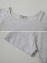 [SHOPPERMADE] スクエアクロップ半袖Tシャツ (6color)