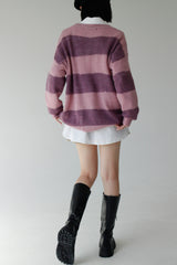 ベターストライプダメージニット/Better Stripe Damage Knit (2color)