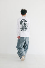ワールドワイドジャージロングスリーブ / BSR2223FWPO036 WORLD WIDE JERSEY LONG SLEEVE WHITE
