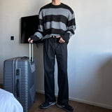 メトウールピンタックワイドスラックス / Meto wool pintuck wide slacks (2 colors)