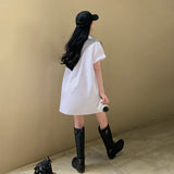 [Bellide made/Short, Long] Candy Short-Sleeved Shirt Dress