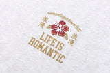 オリエンタルフラワーTシャツ / ORIENTAL FLOWER TEE_LIGHT GREY
